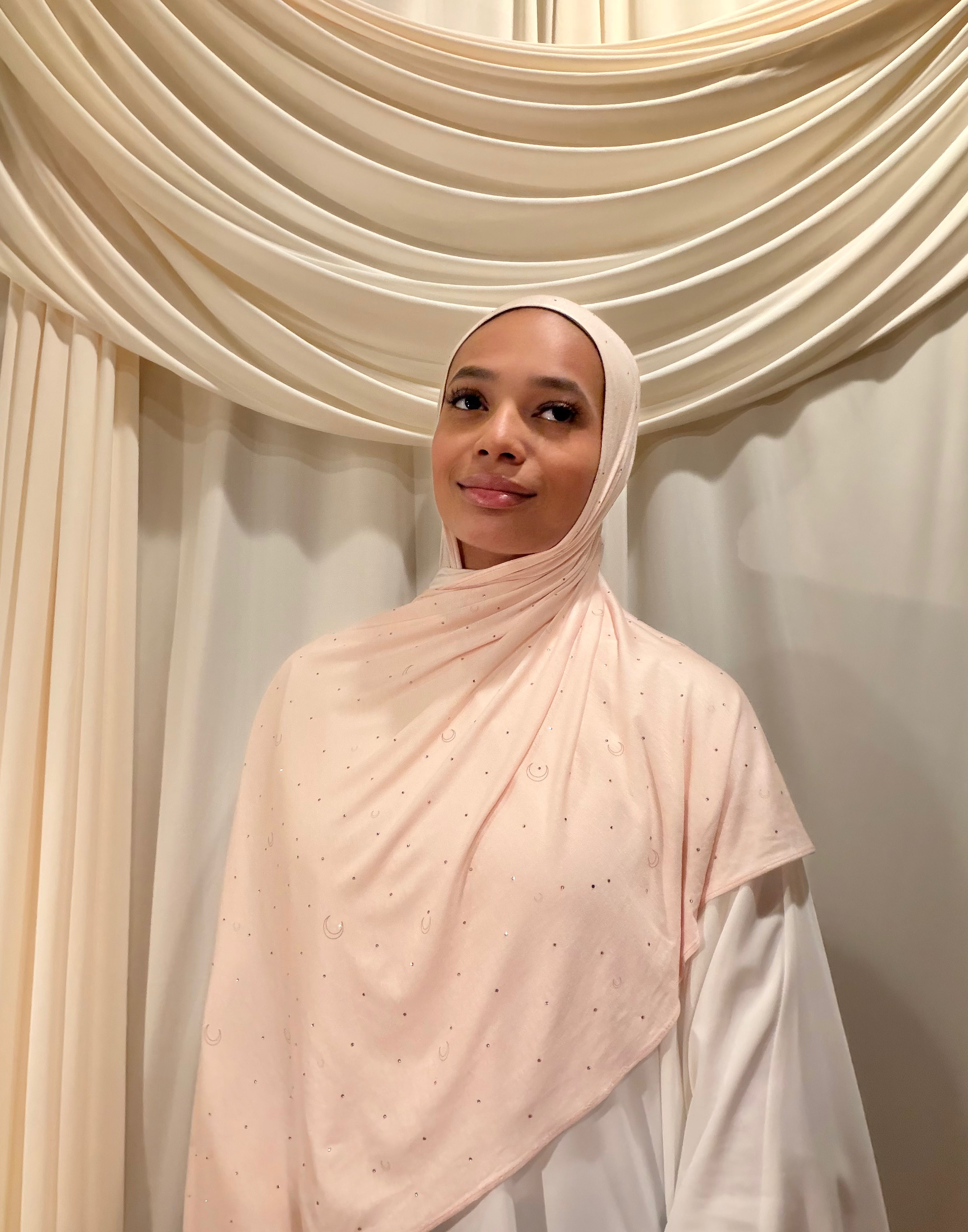 Crescent Veil- Blush